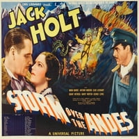 Oluja preko Ande Levo i desno: Jack Holt centar: Mona Barrie 1935. Movie Poster Masterprint