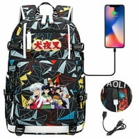 Backpack Bzdaisy Inuyasha sa USB punjenjem i 15 '' prijenosom prijenosnog predjela za djecu Teen