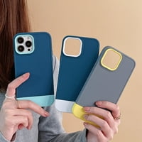 Toyella kontrastna tekući silikonski zamrznuta futrola za telefon Royal Blue iPhone12PRO MAX