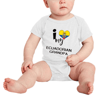 Srce moj ekvadorski djed Ekvador ljubavi zastavu novorođenče novorođenče