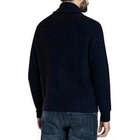 Muški pleteni džemper odijelo COLLAR Solid Color s dugim rukavima Cardigan Hot6SL4491234