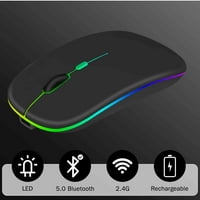 Bluetooth punjivi miš za Toshiba Dynabook Tecra A40-G laptop Bluetooth bežični miš dizajniran za laptop
