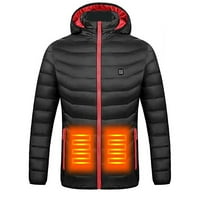Kardiganska jakna za žene Zimska pametna USB trbušnja straga električno grijanje topla dolje pamučna