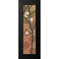 Lovell, Katcrine Black Moderno uramljeni muzej Art Print pod nazivom - Cherry cvjetovi panel II usjev
