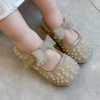 Djevojke Haljine Cipele Mary Jane Sequin Sparkly Wedding Party Bridesmaids Cipele Glitter Princess Ballet