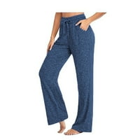 Ženske joge hlače modne mane casual hlače joga hlače Brze pantalone za sušenje Široke pantalone za noge