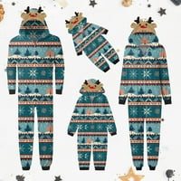 Coopserbil jesen zima sretan božićni pidžama Porodica Božićne utakmice Onesie ženska pidžama organska