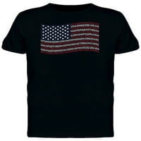 Poštovana američka majica za zastavu muškarci -Image by Shutterstock, muško 3x-velika