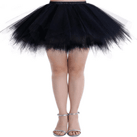 Žene Tutu suknje Vintage 50s Ballet Bubble Puffy Tutu Petticoat Slojevita plesnih strana Dance Party