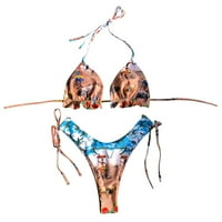 Feshion Womens Sexy Bikini Set Hot Sport kupaći kostimi Push-up podstavljeni kupaći kostim svijetlo