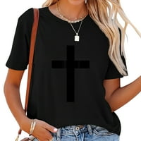 Christian Bog Isus Cross Crna majica