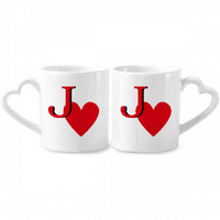 Love Jack Heart J Poker Par Porcelanski krig set CERAC LJUBAV ČUVANJE SRCE