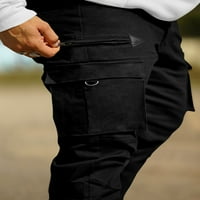 Muški teretni joggers hlače Slim Fit Stretch s džepovima planinarske pantalone za muškarce