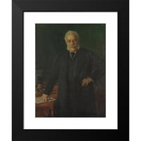 Johann Victor Krämer Black Modern Framed Museum Art Print pod nazivom - Johann Freiherr von Chlumecky
