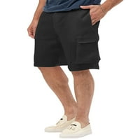 Capreze Muškarci Bermuda kratke hlače Ravna dna noge Srednji struk Ljetni teretni kratke hlače Labava