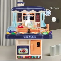Dječji obrazovni zvuk i lagani kuhinjski igrački set za djevojke Play House SIMULACIJSKI SPRAY PRITISAT