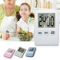Anna Veliki digitalni LCD kuhinjski kuhinjski tajmer za kuhanje broječ sa pritiskom na sat alarm magnetski