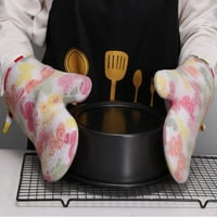 Pećnica mits otporna na toplinu kuharice rukavice sa pamučnom oblogom za bbq set za kuhanje za pečenje