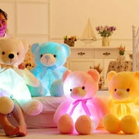 Teddy medvjed svijetli punjene životinje plišane igračke užarene lutke mekane plipke jastuk za djecu