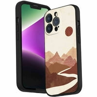 Priroda-trendi-apstraktna futrola za telefon za iPhone Pro za žene Muška Pokloni, Mekani silikonski