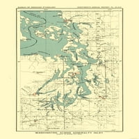 Washington Admiralty Inlet - Hoen - 23. 45. - Mat umjetnički papir