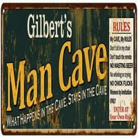 Gilbert's Man Cave pravila zelenog znaka Dekor poklon 108240005407