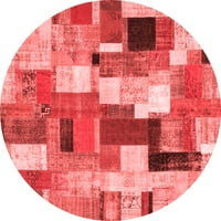 Ahgly Company u zatvorenom okruglom razbojnom radom Crvene prelazne prostirke, 7 'okruglica