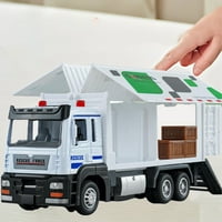 Hesoicy kontejner kamion sa glazbenim lampicom Openable Door 1: Skala Realistična igračka igračka ornament