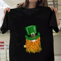 Funny Shamrocks Tops St. Patrick's Dnevna majica Žene Grafičke majice Casual Clover Grafički duks Koncertni