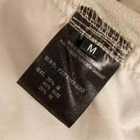 Simplmasygeni Men Casual Hlače Pantalone za čišćenje Trendy Cargo Moda Pure Boja na otvorenom Zipper