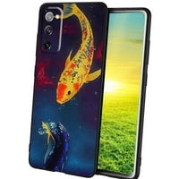 Kompatibilan je sa Samsung Galaxy A02S futrolom telefona, Koi-Fish - Silikonska futrola za teen Girl