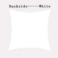 Bijeli slov za jastuk za jastuk poliesterski jastuk za jastuke kauč na kauku Dekorativni bacanje jastuci