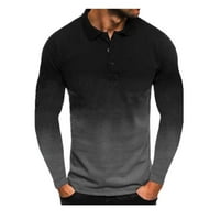 Majice dugih rukava za muškarce bavi se čišćenjem Muškim tiskanjem navlaka za ovratnik na vrhu pulover