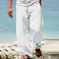 Znojeće hlače za muškarce čišćenje muškaraca Ljeto casual fassio 3D štampanje elastičnih struka ravne