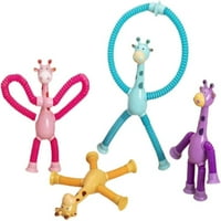 Hesxuno teleskopska čaša od žirafe igračke, teleskopska čaša za usisavanje žirafe igračke, ikad mijenjaju