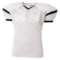 Fudbalski dres za rolaciju za muškarce u bijelom crnom