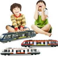 Godderr Kids Baby Train Igračke Bullet Traur Povucite natrag igračke High Speed ​​City Simulacija Mini