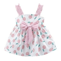 Odjeća za bebe za djevojčice Toddler Kid Baby Girl Ispiši poklopac princeze haljina od odjeće Fragarn