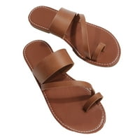 Cleance Womens Sandale ispod 5,00 USD, Axxd Ženske cipele Ljeto klizanje otvorenih nožnih papuča prozračne