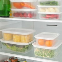 PredyyayNrefigetor Kutija za odlaganje, veliki kapacitet Prozirni i svježi skladišni okvir, kuhinjsko skladištenje zaptiveno Jar, sortiranje i skladištenje voća i povrća