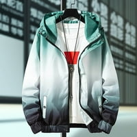 Traper jakna jakne za tatu muške modne jednostavne kamuflažne gradijentne džep kardigan patentni patentni