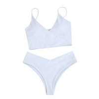 Wofedyo bikini setovi za žene kupaći kostimi za kupaći kostim set za plažu za plažu bikini Push up zavoja