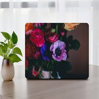 Kaishek Hard Case za MacBook Pro 16 + crni poklopac tastature A2141, tip C Cvijet 1652