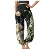 wendunide joga hlače Žene Žene udobne boho hlače Labave joge hlače hipi pidžama Lounge Boho Pajama Hlače