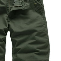 Muške ljetne kratke hlače Leisure Vanjske kombinezone hlače Ležerne prilike labave lagane odjeće vojska zelene veličine 4xl
