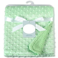 30 40 Unizno novorođenče minky točka baršunaste pokrivače Zimska posteljina novorođenčadi za kolica