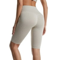 Finelylove yogalicious biciklističke kratke hlače znojne kratke hlače žene koje rade visoki struksni
