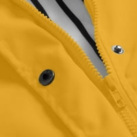 Patlollav ženski čvrsti kišni jakni plus veličine vodootporni kapuljač kapuljača