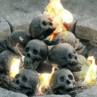 Noć vještica ukras lobanje Rob bbq vatrena gomila ukras keramičke vatrenu zabava ukleta kuća horor atmosfera
