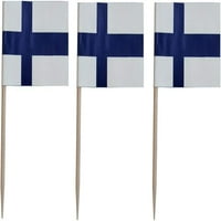 Finska zastava Finska Finska zastava za zube, mali mini štapići za zastave Finska zastava, država Picks